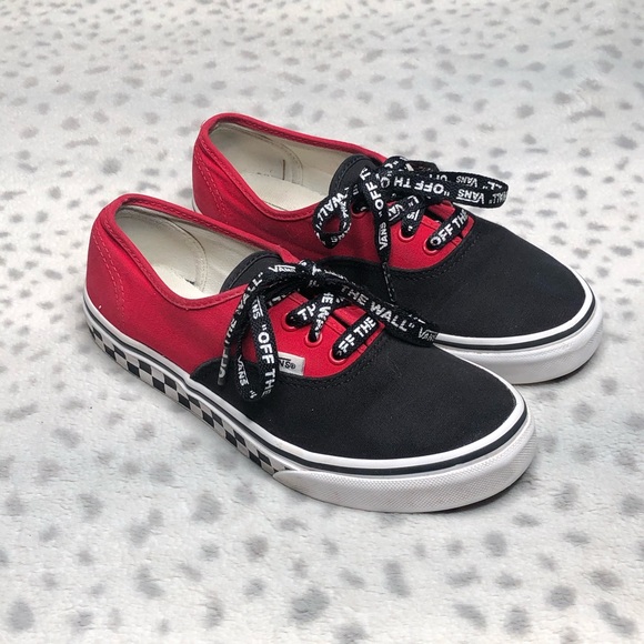 vans color block sneakers